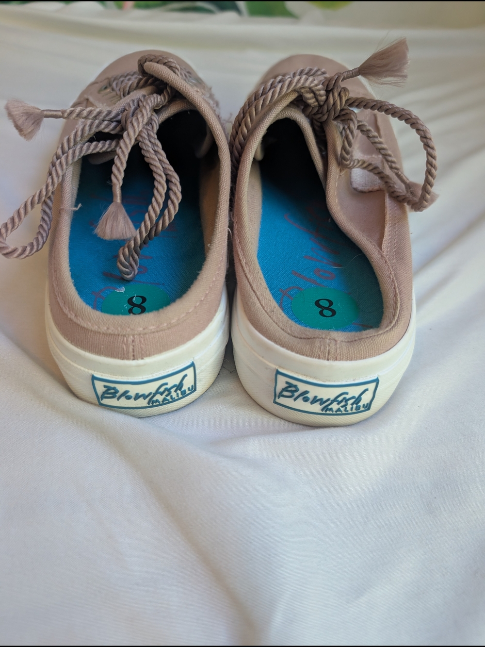 Blowfish Canvas Clog Sneakers in Dusty Pink - Picture 4 of 6